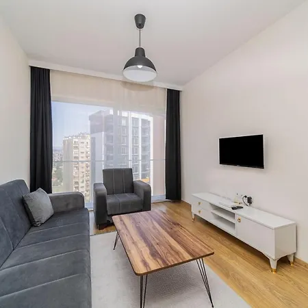 Superb Flat With Shared Pool In Kepez Apartment *